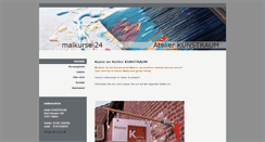 Desktop Screenshot of malkurse24.de